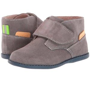 Livie & Luca gray suede shoes w/ Velcro closure for toddler boy